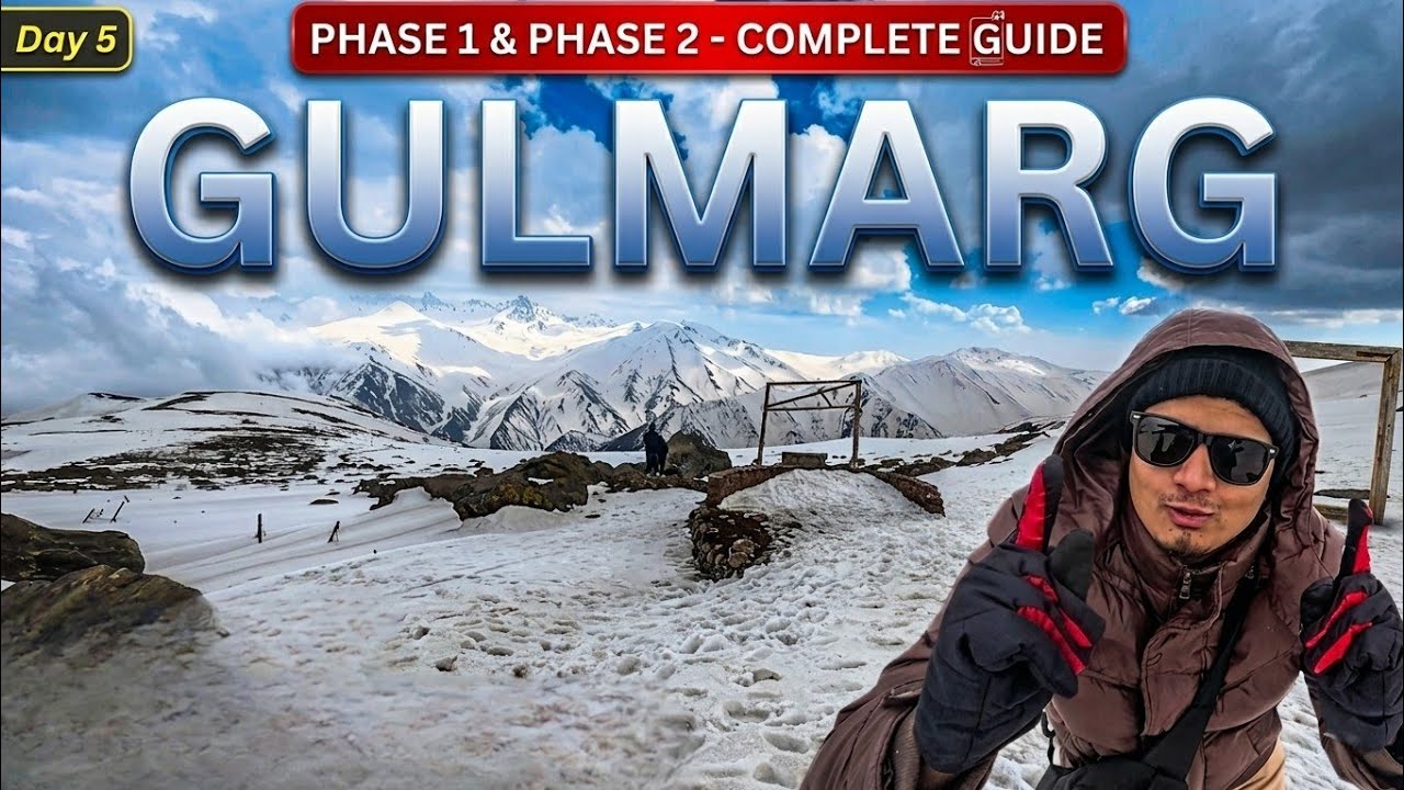 Kashmir - Day 5 : EP 2 | Gulmarg Gondola Ride Experience | Phase 1 & Phase 2 Snow  | 22 April 2025