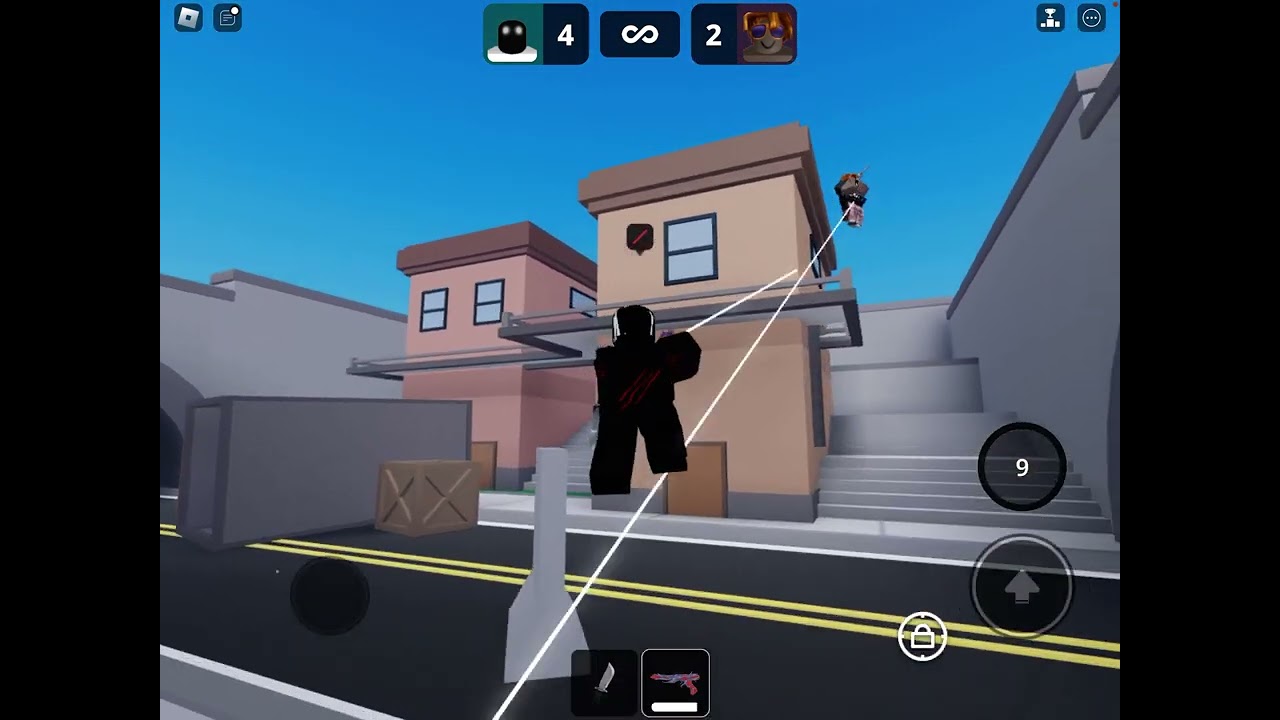 Testing out willow gun in mvsd!  (Roblox)