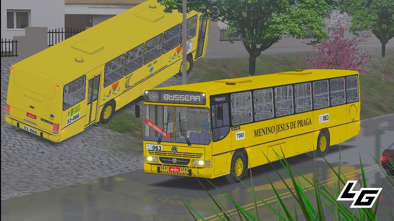 🔴[OMSI 2] Busscar Urbanus 1994 VW 16.180 CO +G27 | Chuva Forte - Mapa Vale do Aço 2.0
