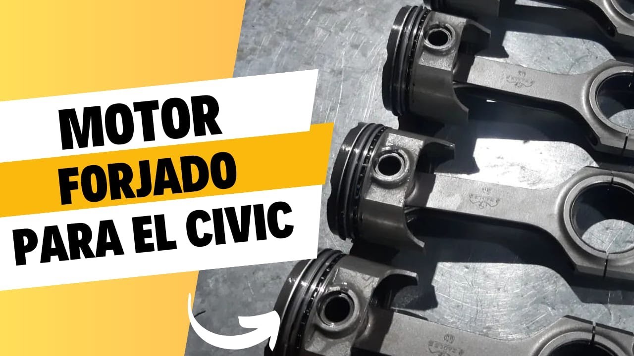 Armando el motor FORJADO del Civic! | forged D16Y7 | Sebastian Bdar