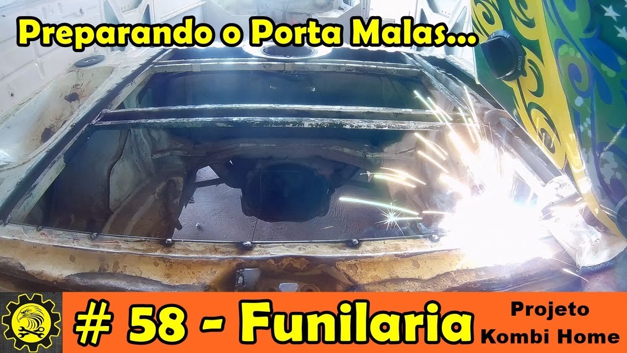 Funilaria 58 / Preparando o Porta Malas da Kombi - Projeto Kombi Home