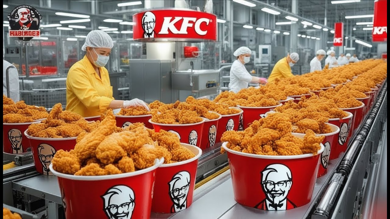 Inside the KFC Factory: From Fresh Chicken to Crispy Perfection (Full Process)