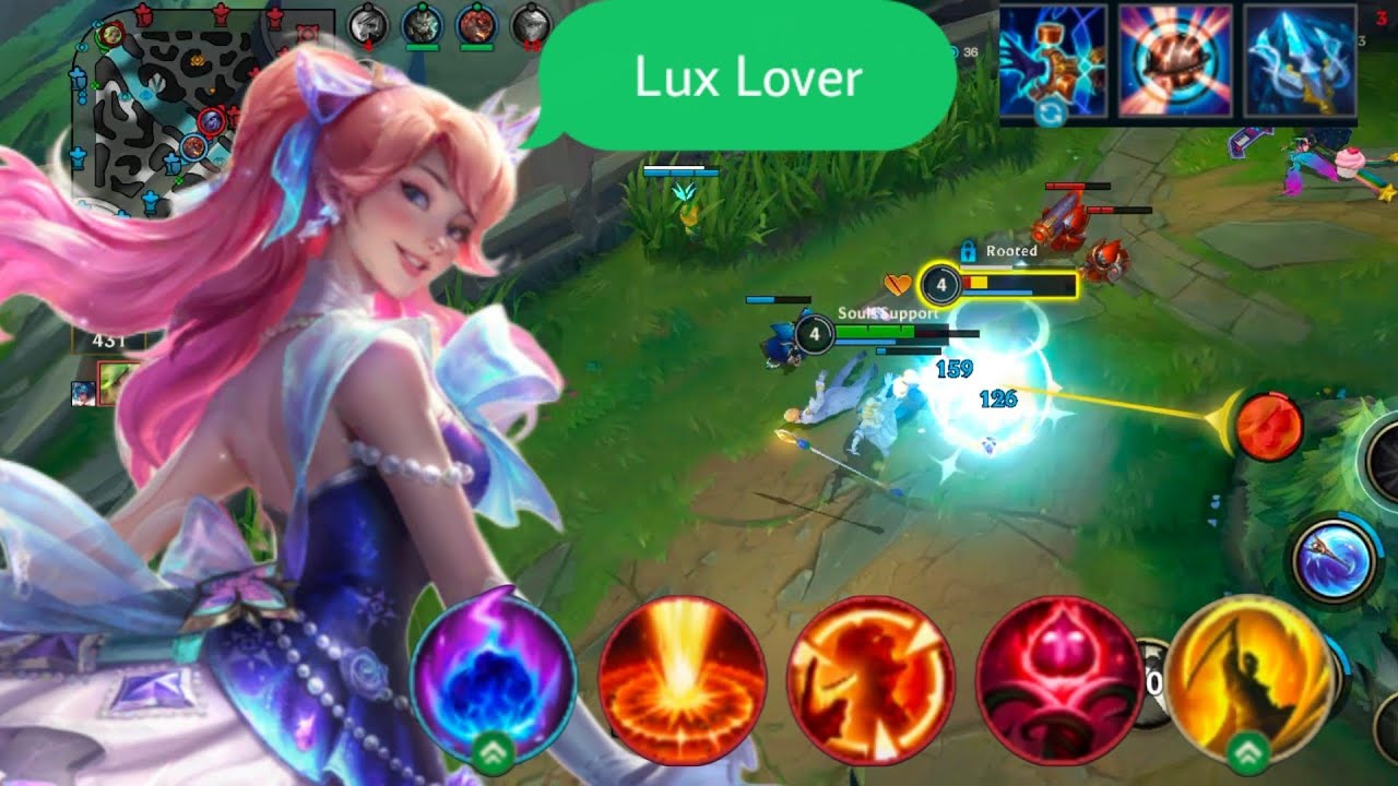 Powerful Support AP Luxnana / Lux Gameplay S14