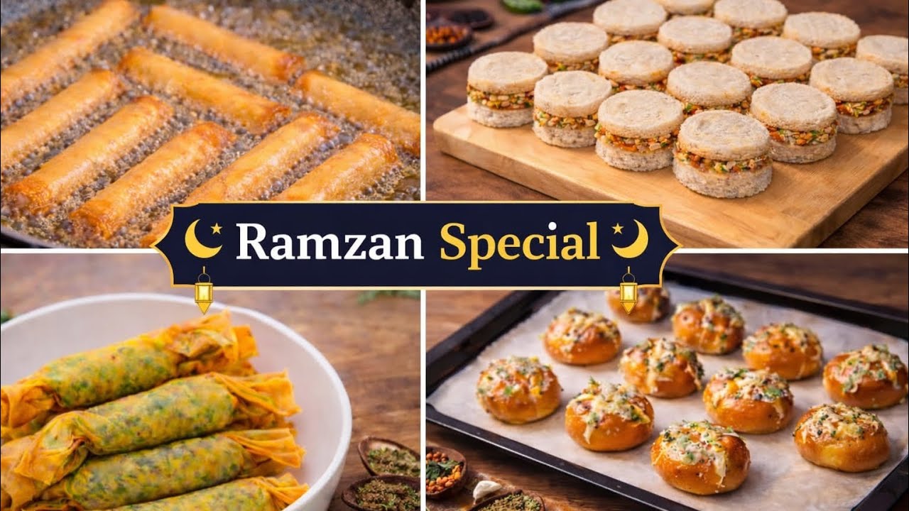 Ramzan Special Iftar Recipes🌙Must Try These Delicious Iftar Snacks🤍 #youtube #ramadan #youtubeshorts