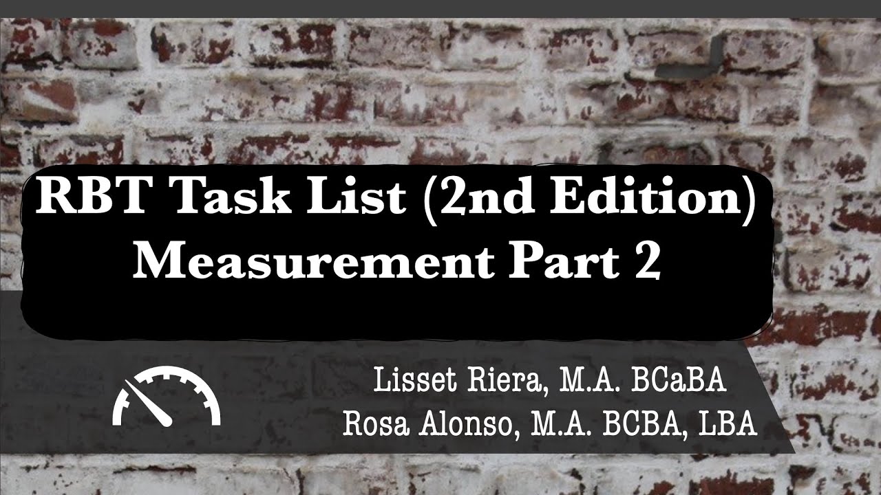 RBT Measurement Part 2