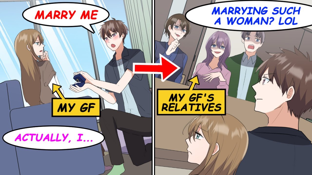 【Manga】My gf was raised by relatives, but she was treated coldly. If we were to get married...