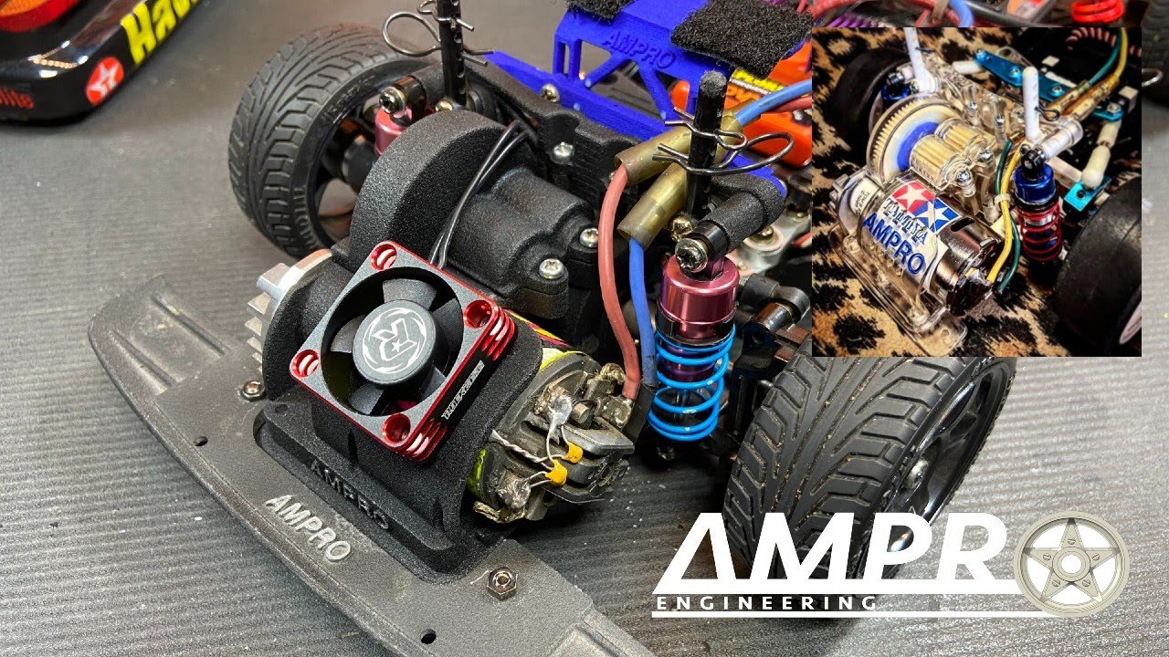 e425 - Tamiya FF01 Transmission Housing Replacement