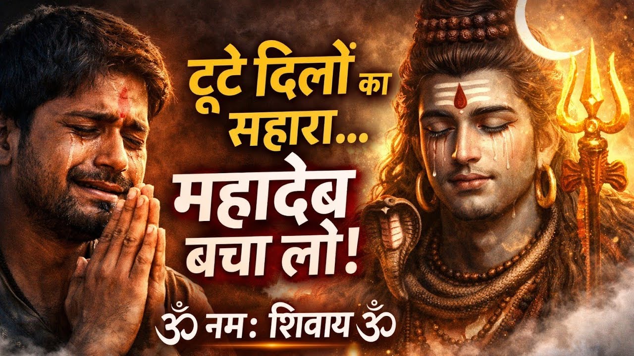 टूटे दिलों का सहारा महादेव 😢🙏 | ॐ नमः शिवाय Emotional Bhajan | रो देने वाला शिव भजन 2026