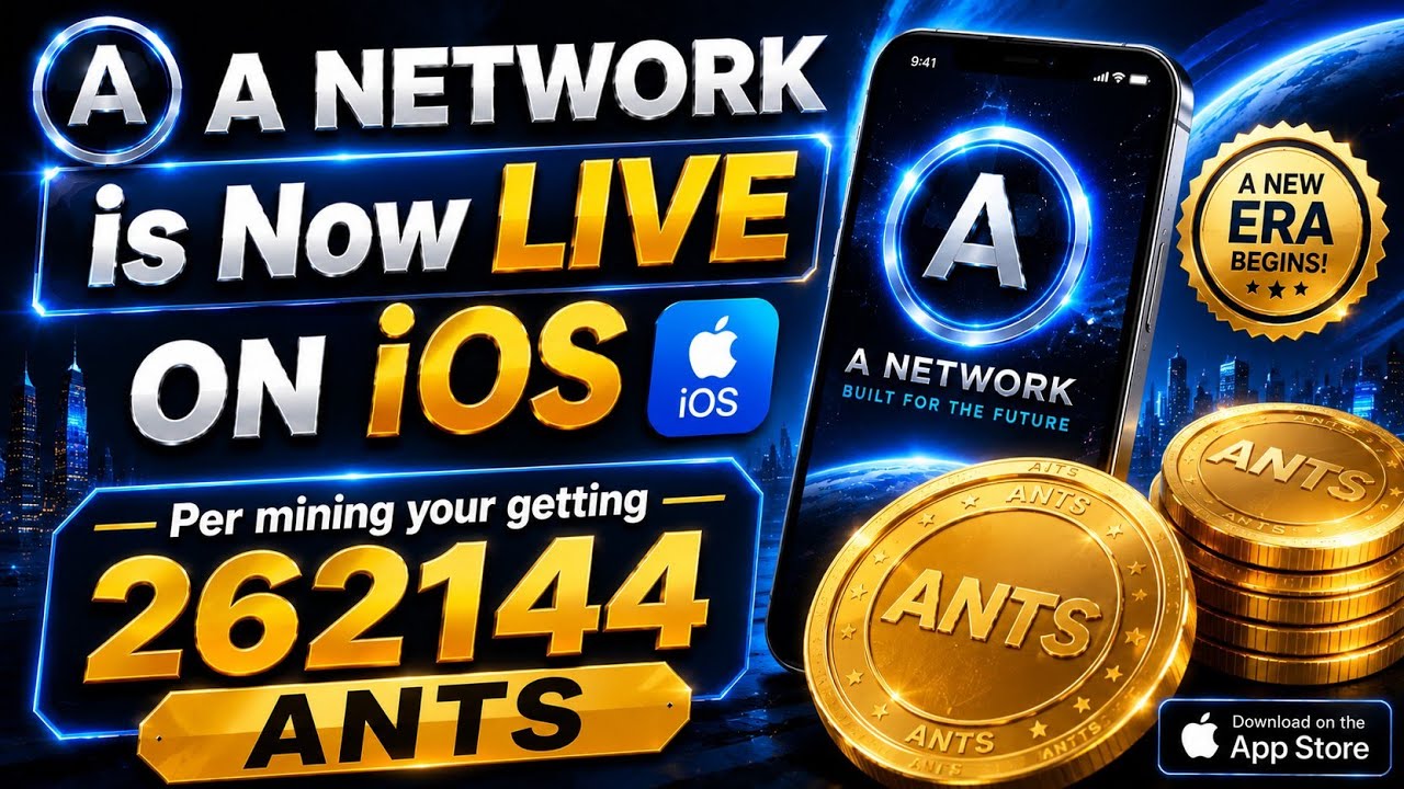 A Network is Now Live  | IOS | latest update. #anet #ant #anetwork 
