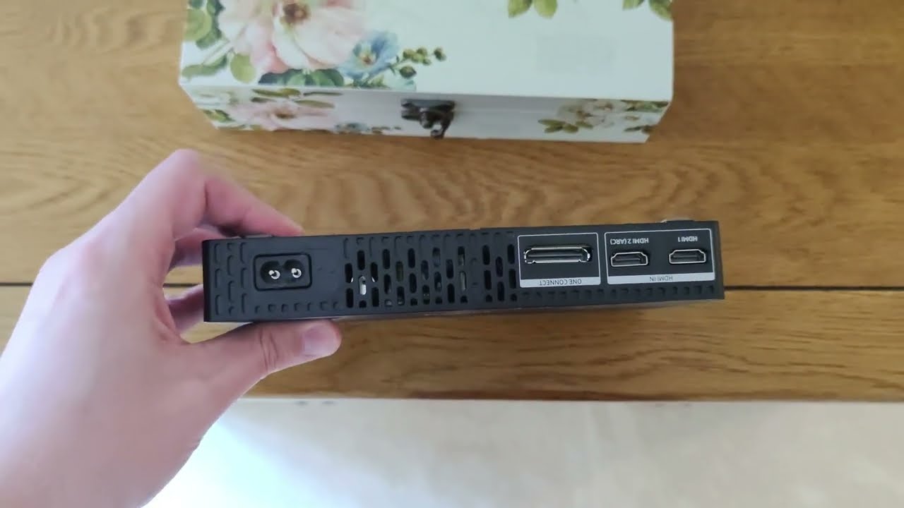 Samsung Mini One Connect Box | Cable Size and Unit Measurements | Samsung Frame TV