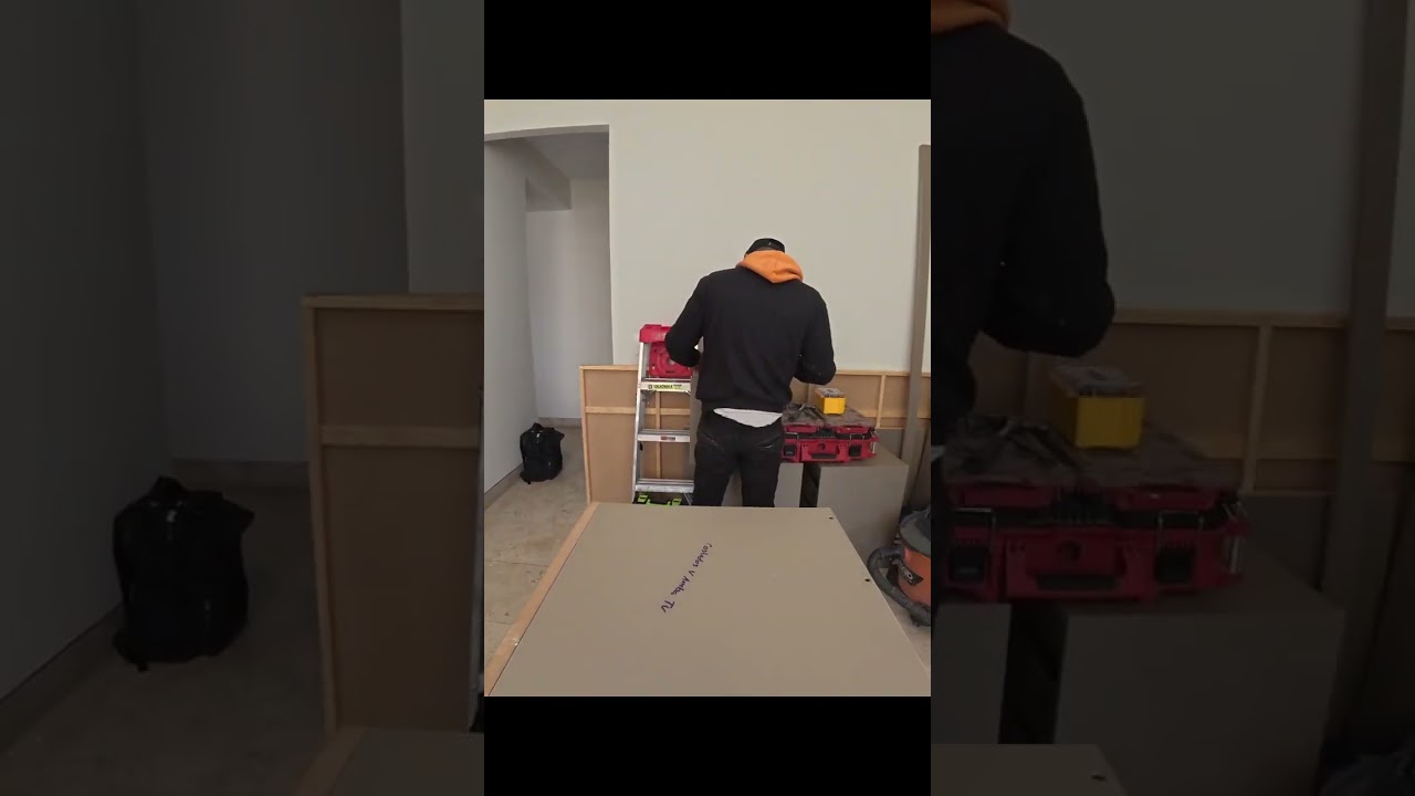 comenzamos instalación de closet y mueble para cama Queen 
