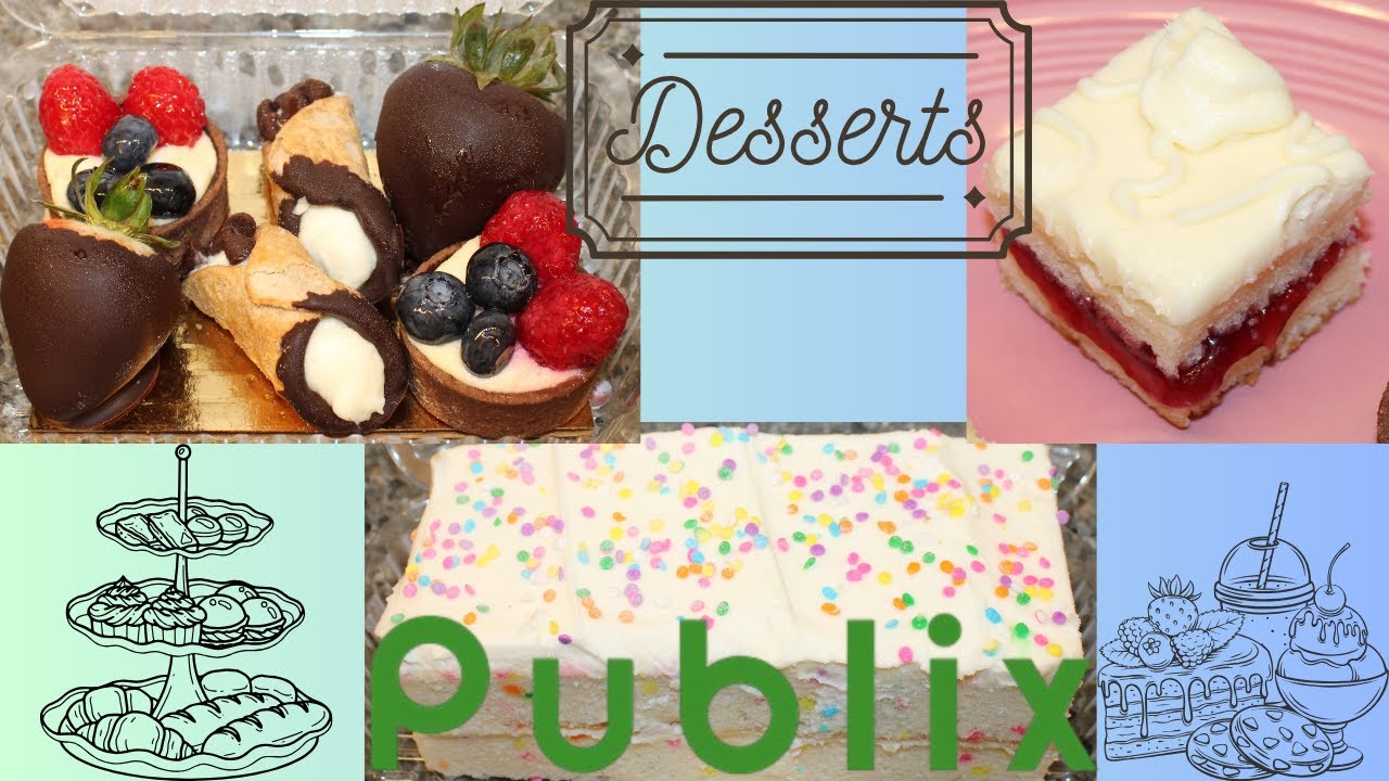 Publix Bakery: Dessert Flight, Raspberry Elegance Cake & Confetti Bar Cake Review