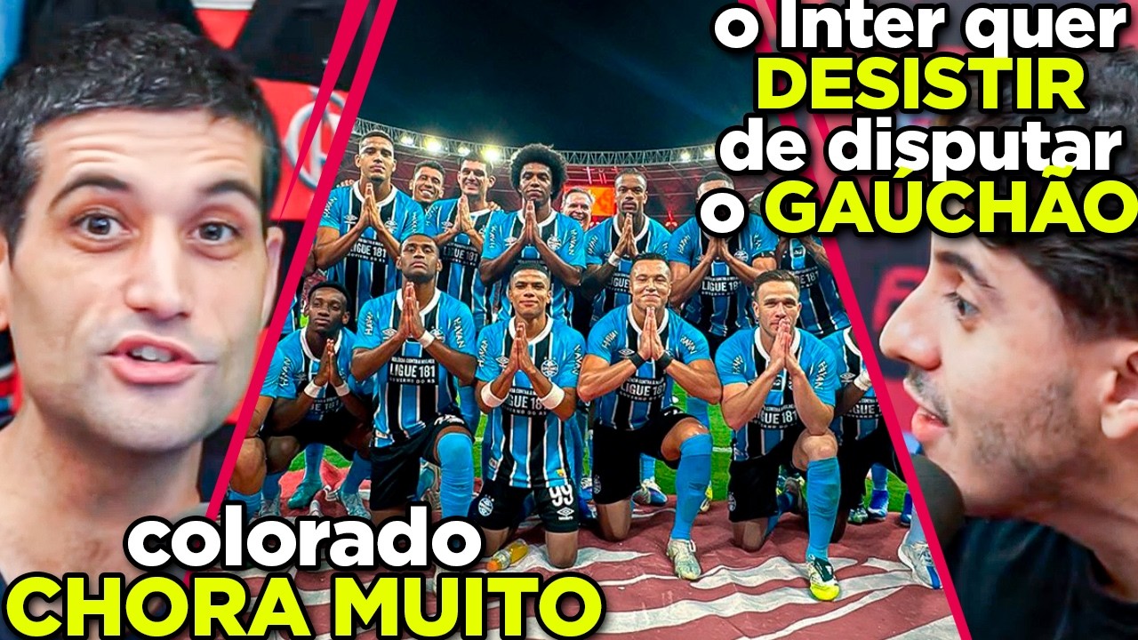 Grêmio HUMILHA Inter e é CAMPEÃO GAÚCHO (colorados contra arbitragem)