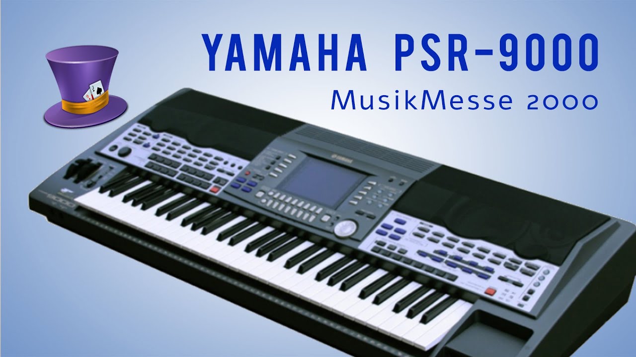Мишель Вонкен и Yamaha PSR 9000 - демонстрация на MusikMesse во Франкфурте - 2000 г.