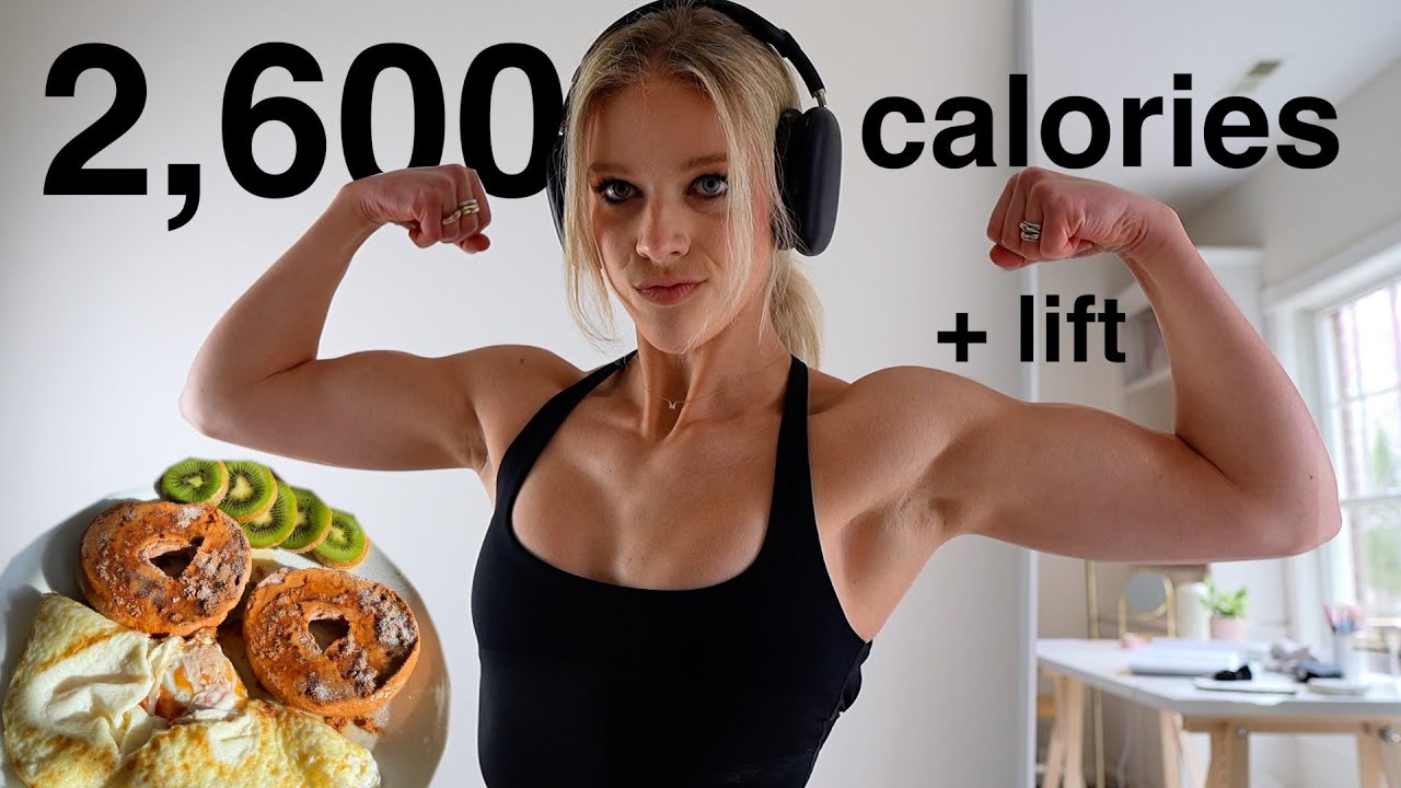 full day of eating and working out | 2,600 calories + 75 Hard