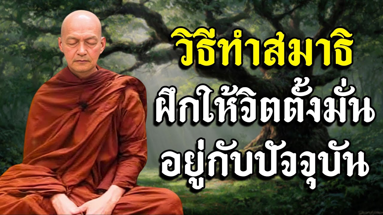 วิธีทำสมาธิ ฝึกให้จิตตั้งมั่นอยู่กับปัจจุบัน #พุทธวจน #ธรรมะ #ฟังคำสอนของพระพุทธเจ้า #อานาปานสติ