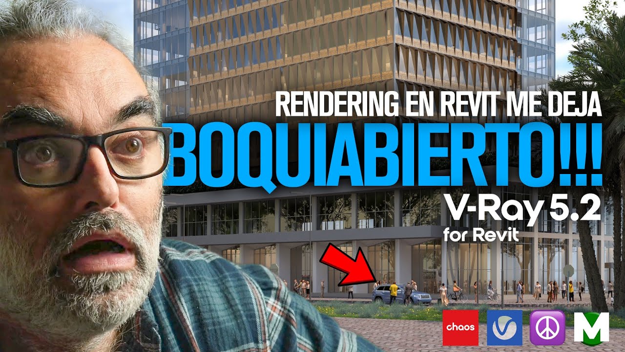 😮 WOW!  Vray 5.2 para REVIT | Tutorial | NOVEDADES | RENDER de Arquitectura | rendering 5