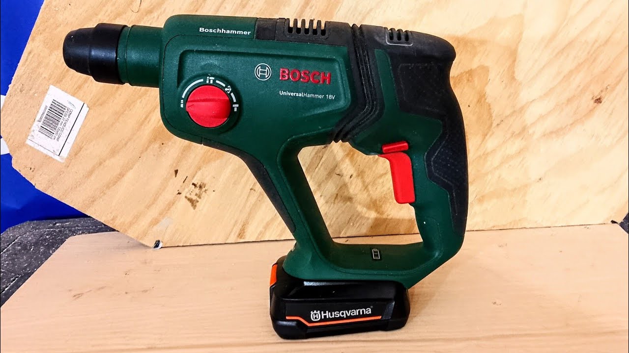 Bosch Universal Hammer 18, tassellatore a batteria. 1ª parte.