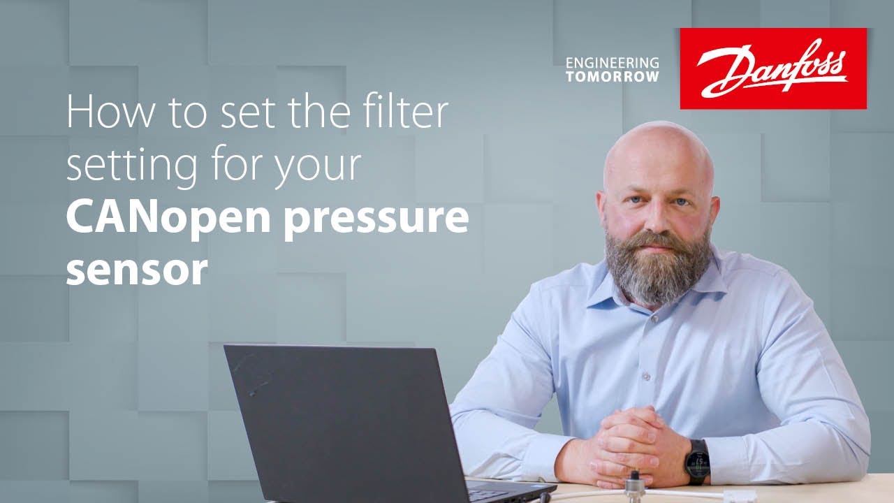 How to set a filter on a CANopen pressure sensor