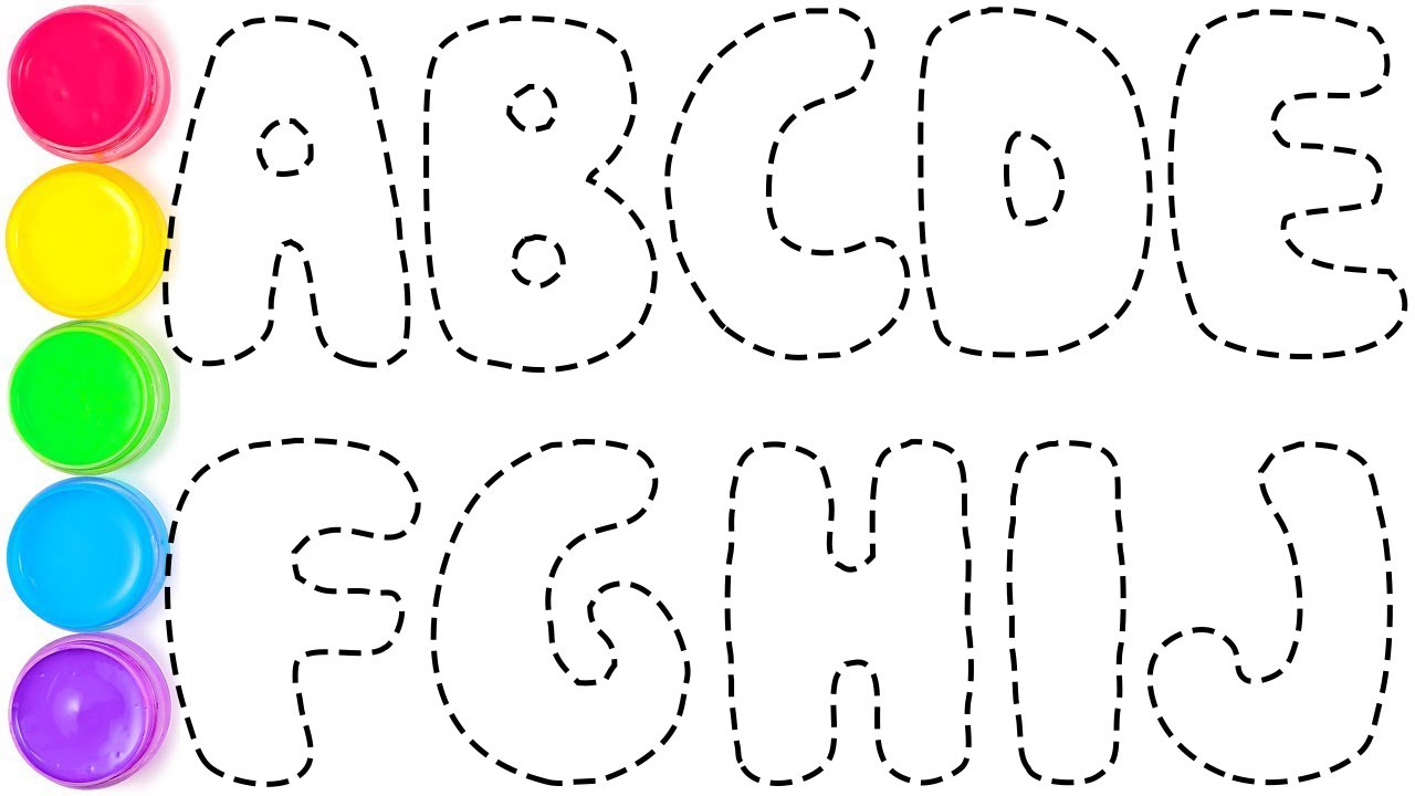 Let's Learn How to Draw Alphabet Letters A to Z // Phonics Song // ABC for Kids // ABCD // KS ART