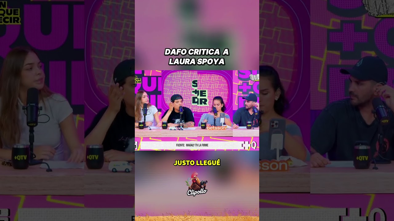 Dafo Critica a Laura Spoya #lauraspoya #dafonseka #sinmasquedecir #piacopello