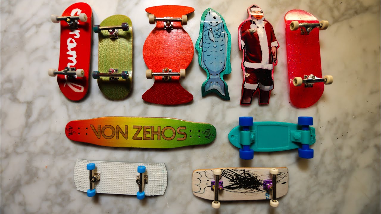LOS FINGERBOARDS MÁS RAROS Y PELIGROSOS