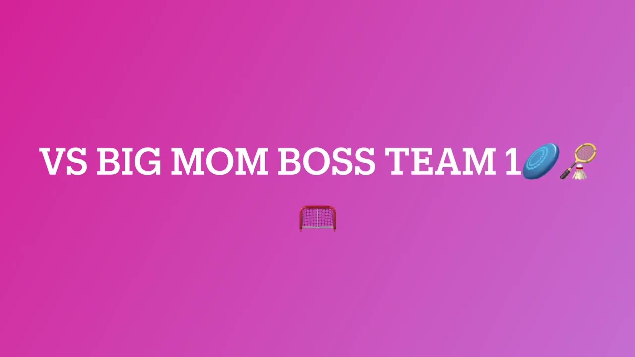 TM VS BIG MOM; 4 TEAMS