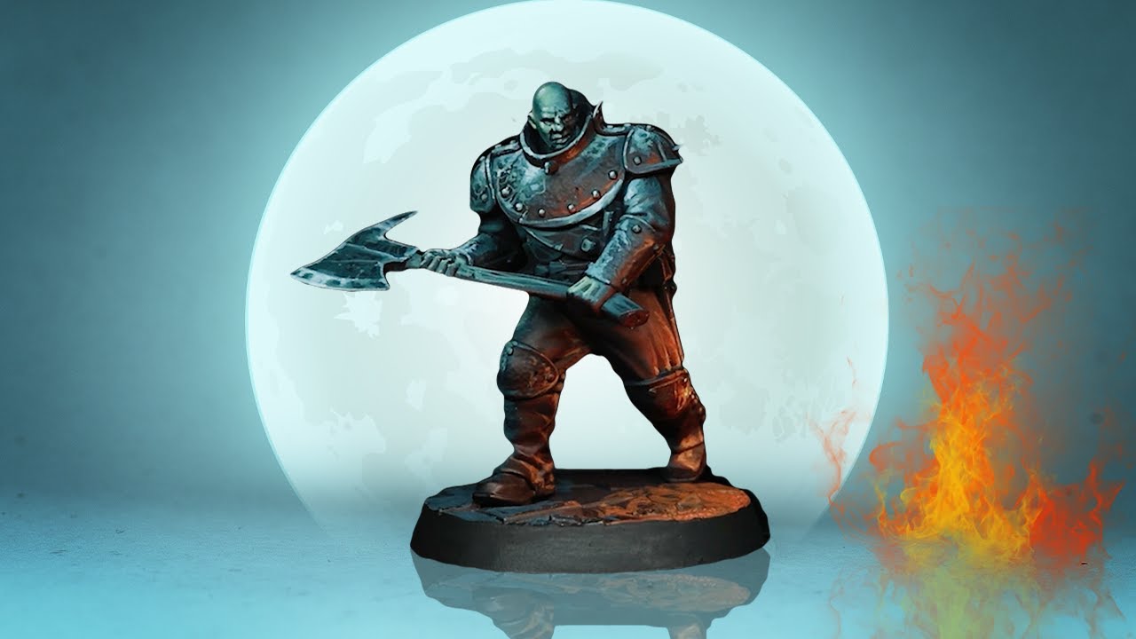 How to paint night atmosphere for Warhammer armies really quick