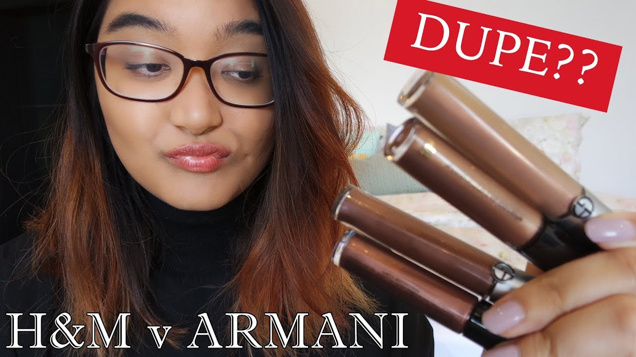 H&M v Armani - BATTLE OF THE LIQUID EYESHADOWS 2018