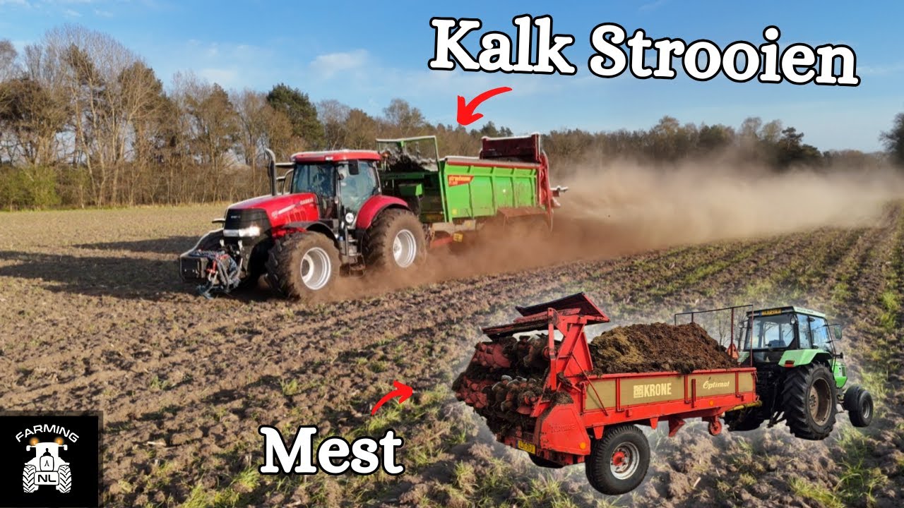 Kalk Strooien en Vaste Mest