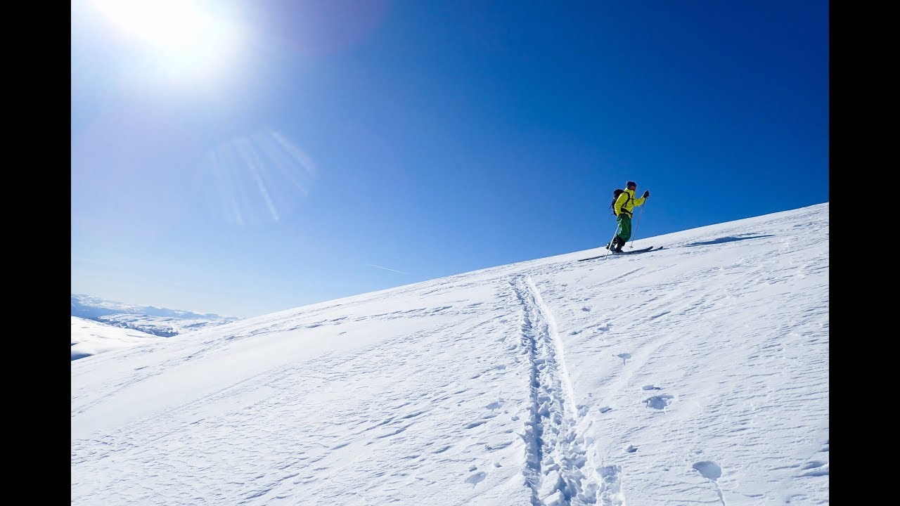 Telemark skiing Buskrednosi 1505moh
