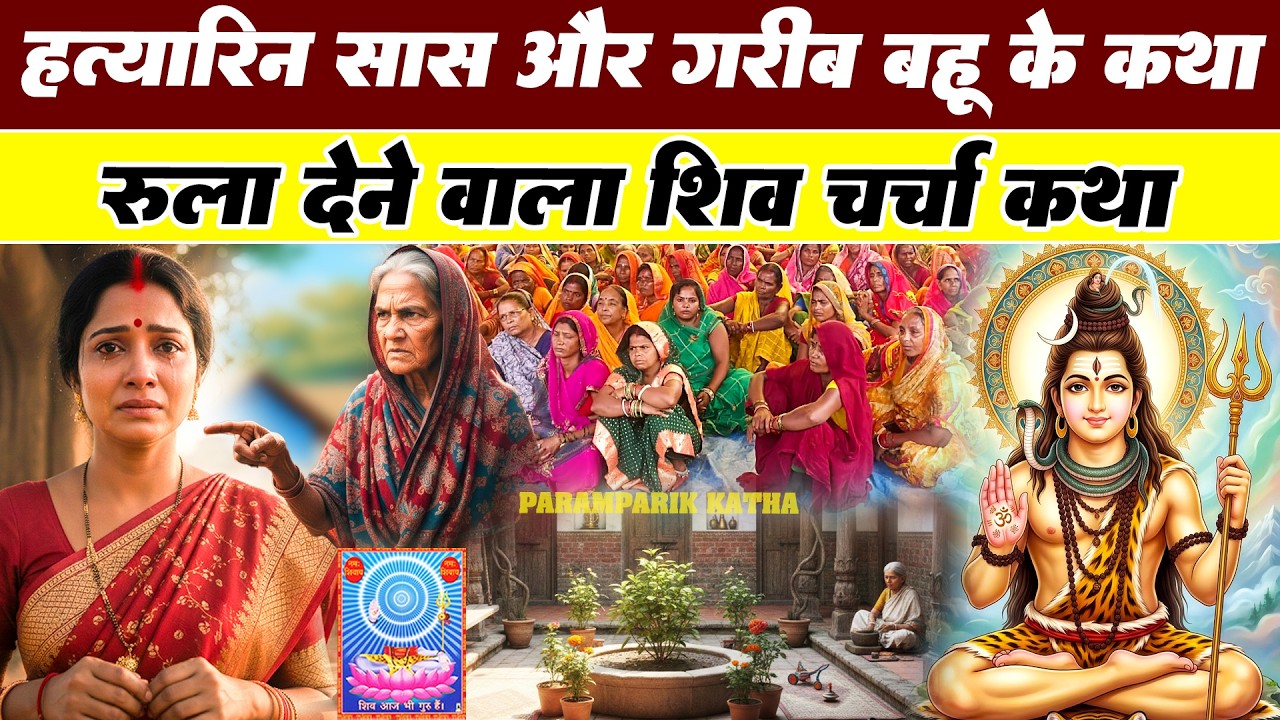 हत्यारिन सास और गरीब बहु के कथा | शिव चर्चा कथा | Shiv Charcha Katha | Paramparik Katha | Shiv Guru