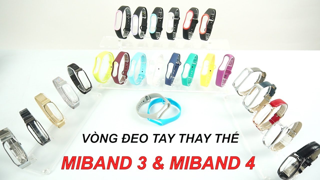 Tổng Hợp Vòng Đeo Tay Thay Thế Mi Band 4 - Dây Avengers - Dây Silicone - Dây Kim Loại - Dây Da .v.v.