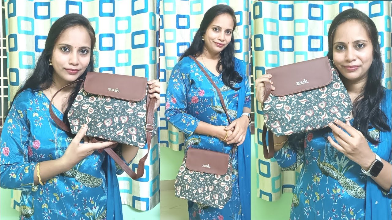 Zouk II sling bag I Trendy hand bags II Zouk sling bag review in Telugu I @zoukonline
