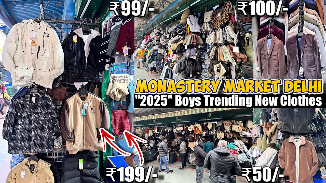Monastery Market Delhi | Boys New Winter Collection 2025 | Best Quality Clothes Market In Delhi