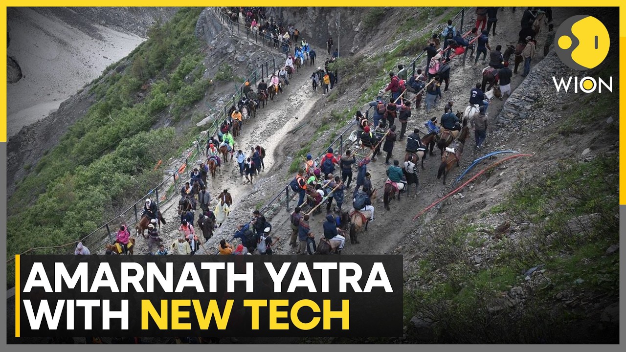 J&K Police Secures Amarnath Yatra With New Tech To Safeguard Pilgrims | WION News