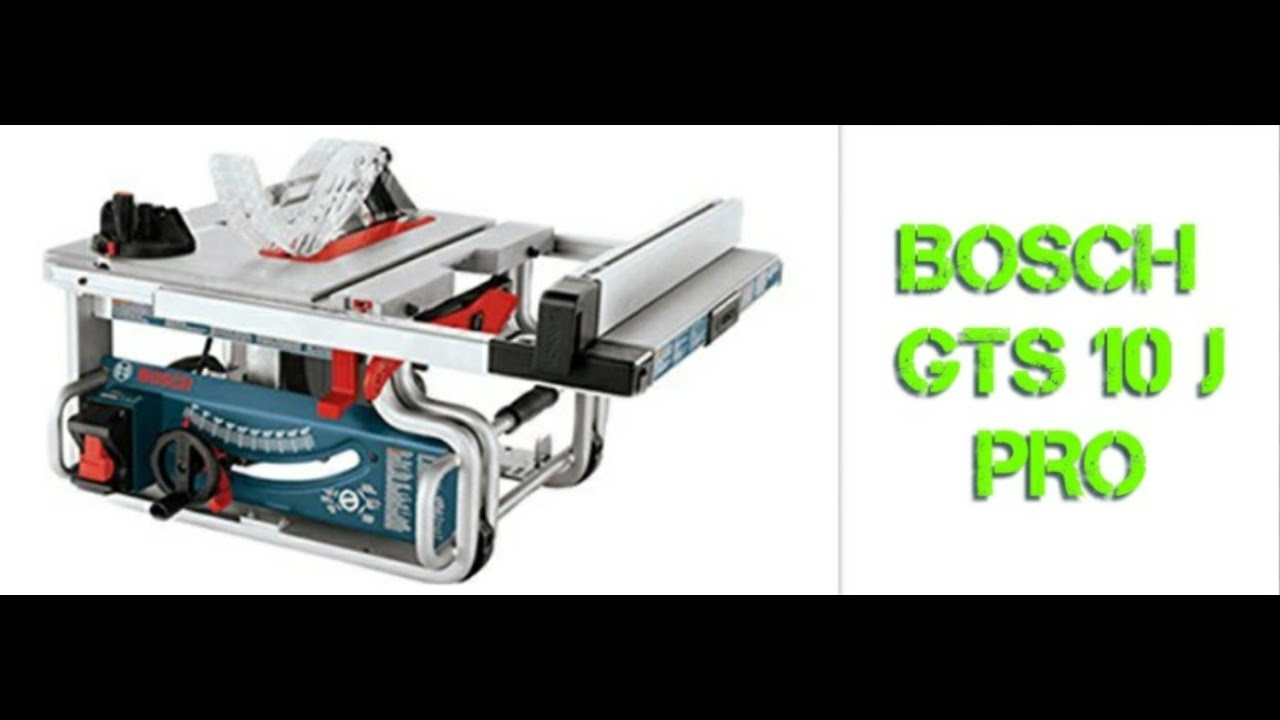Unboxing Bosch GTS 10J Pro Table Saw.