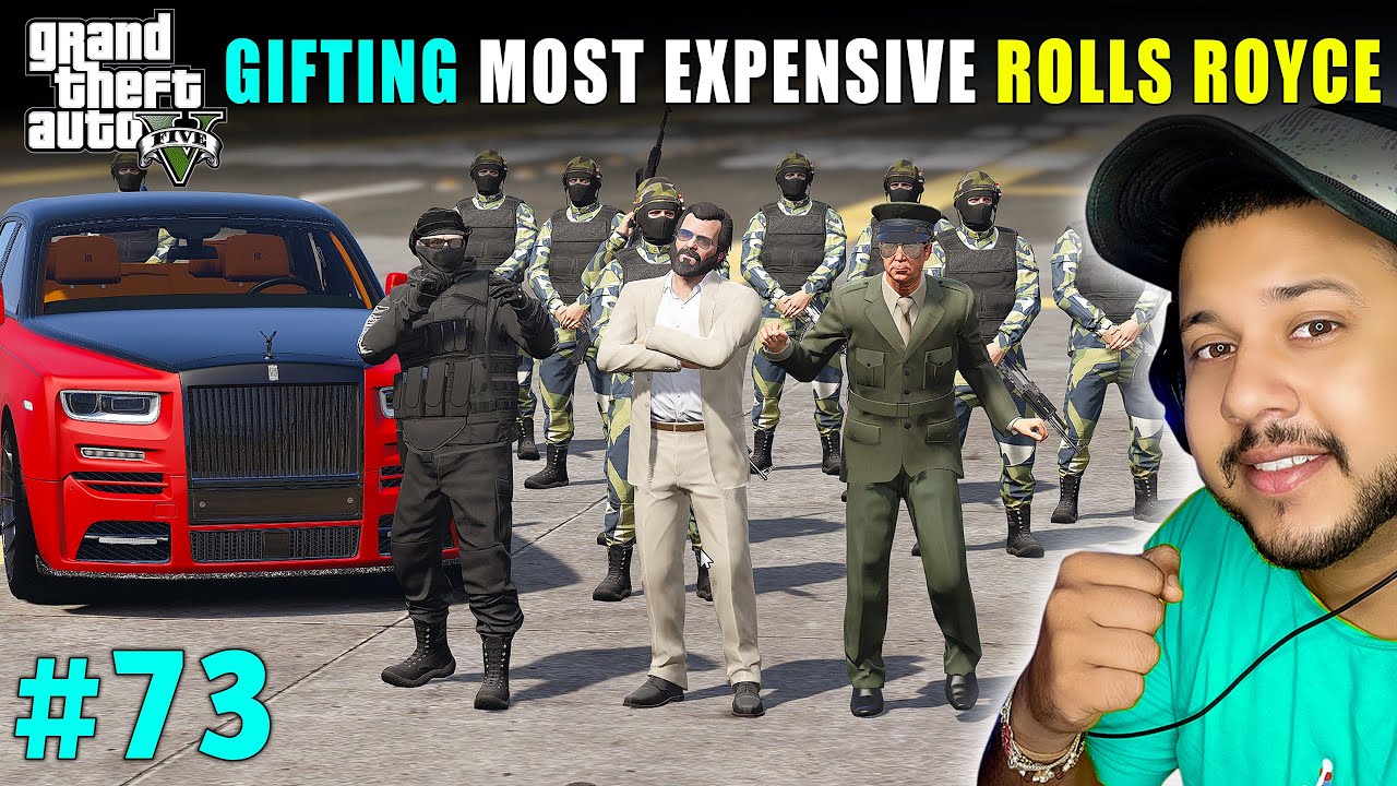 I GIFTED LUXURY RARE CAR TO MILITARY COLONEL | GTA V GAMEPLAY #73 | GTA 5