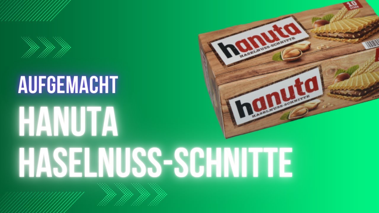 Aufgemacht: hanuta Haselnuss-Schnitte 2023