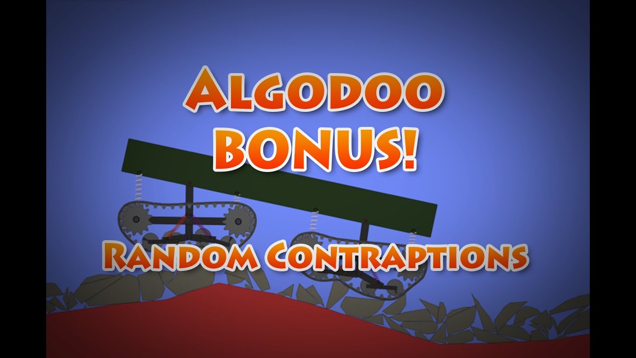 Algodoo BONUS! - Random Contraptions