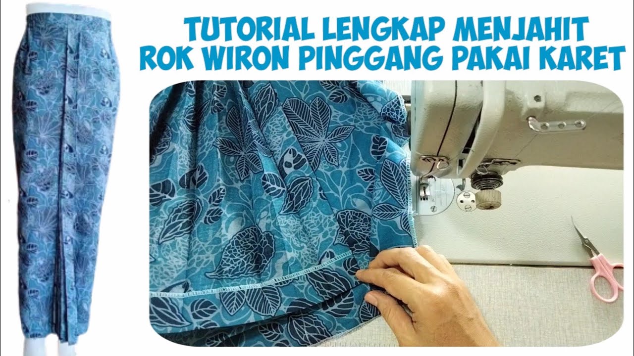 CARA MENJAHIT ROK WIRON DEPAN  @tailorazka7549