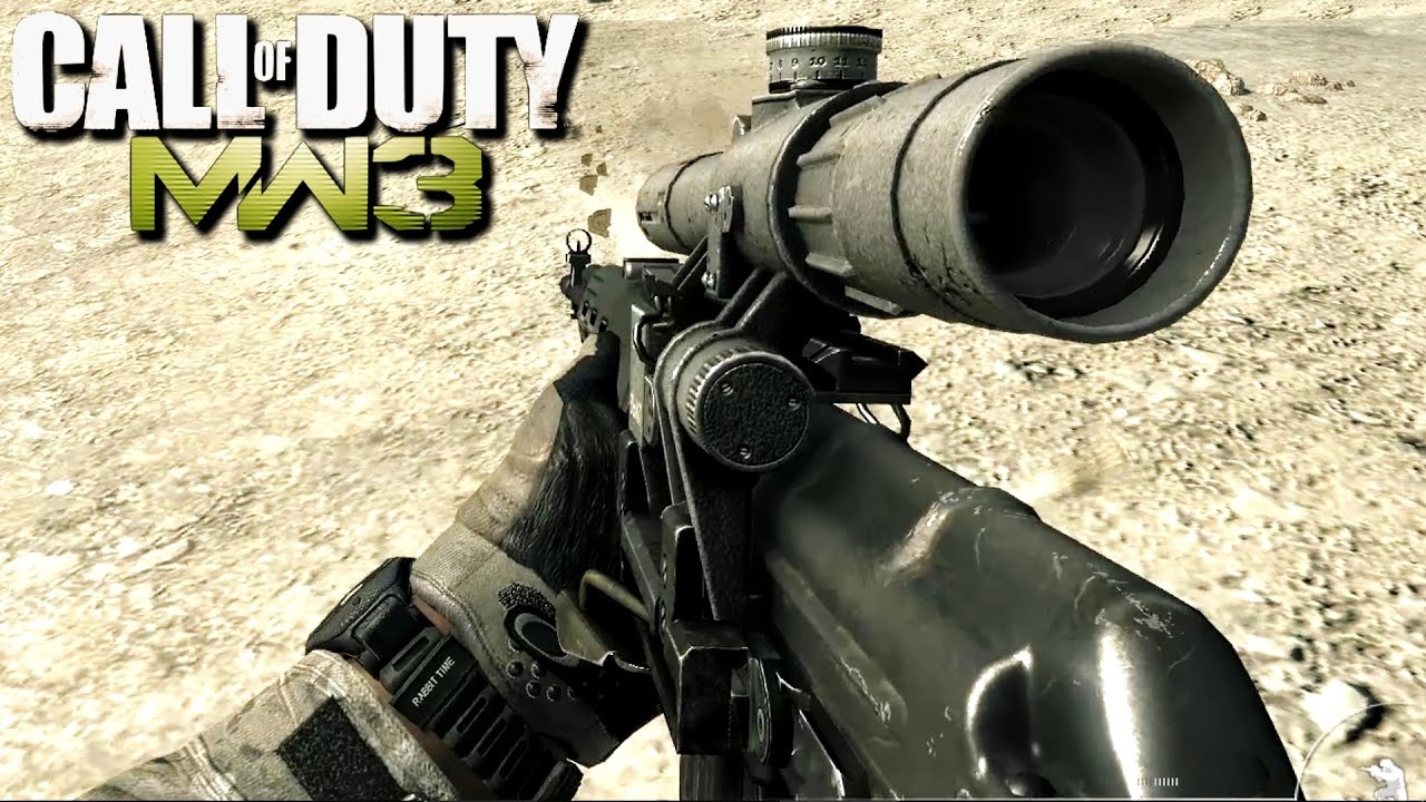 Call of Duty Modern Warfare 3 Sniper Stealth Mission Gameplay Veteran