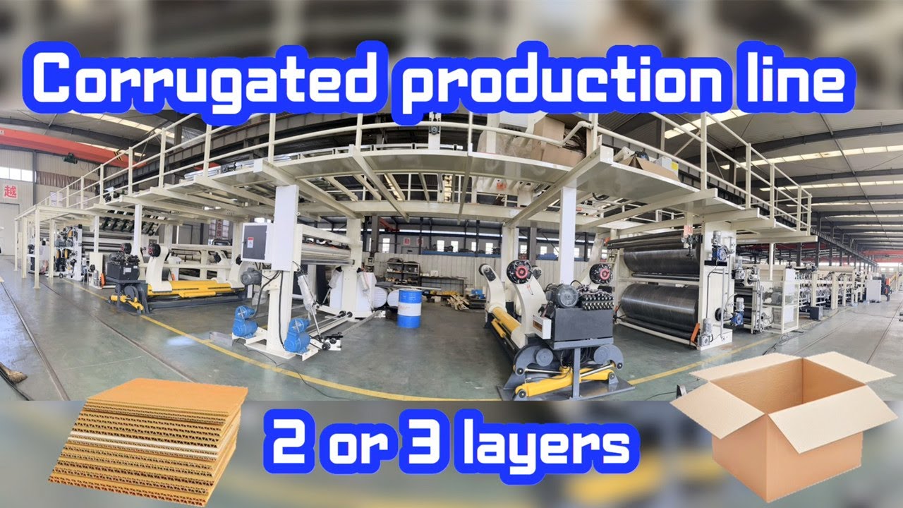 2023 How to make corrugated cardboard | High speed carton box sheet production line