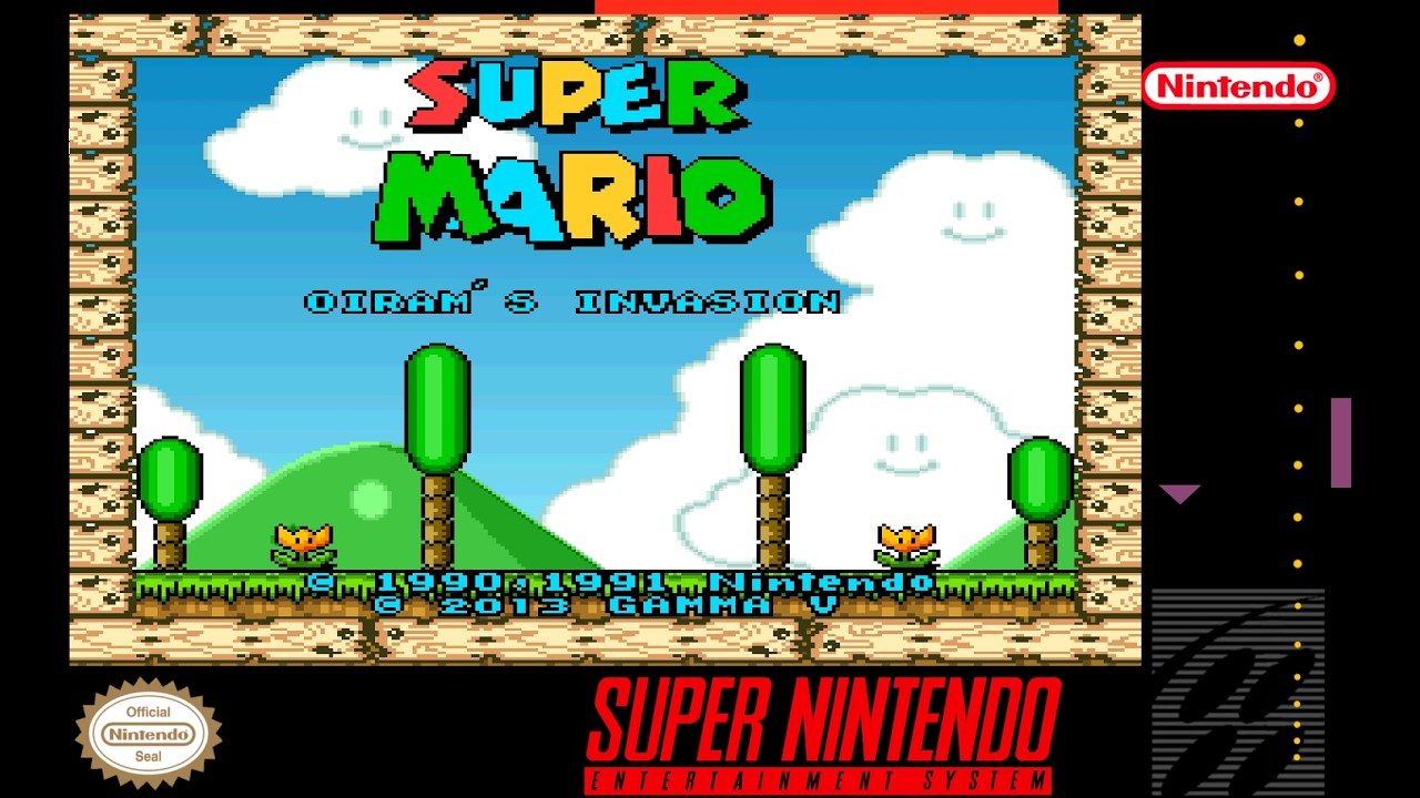Super Mario: Oiram's Invasion (2013) (ГОД) SMW Hack Прохождение