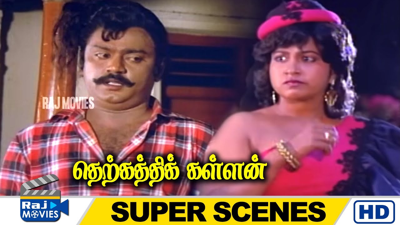 நல்லாபார்த்துக்க ஒண்ணுமில்லை | Therkathi Kallan | Vijayakanth | Radhika | Raj Movies
