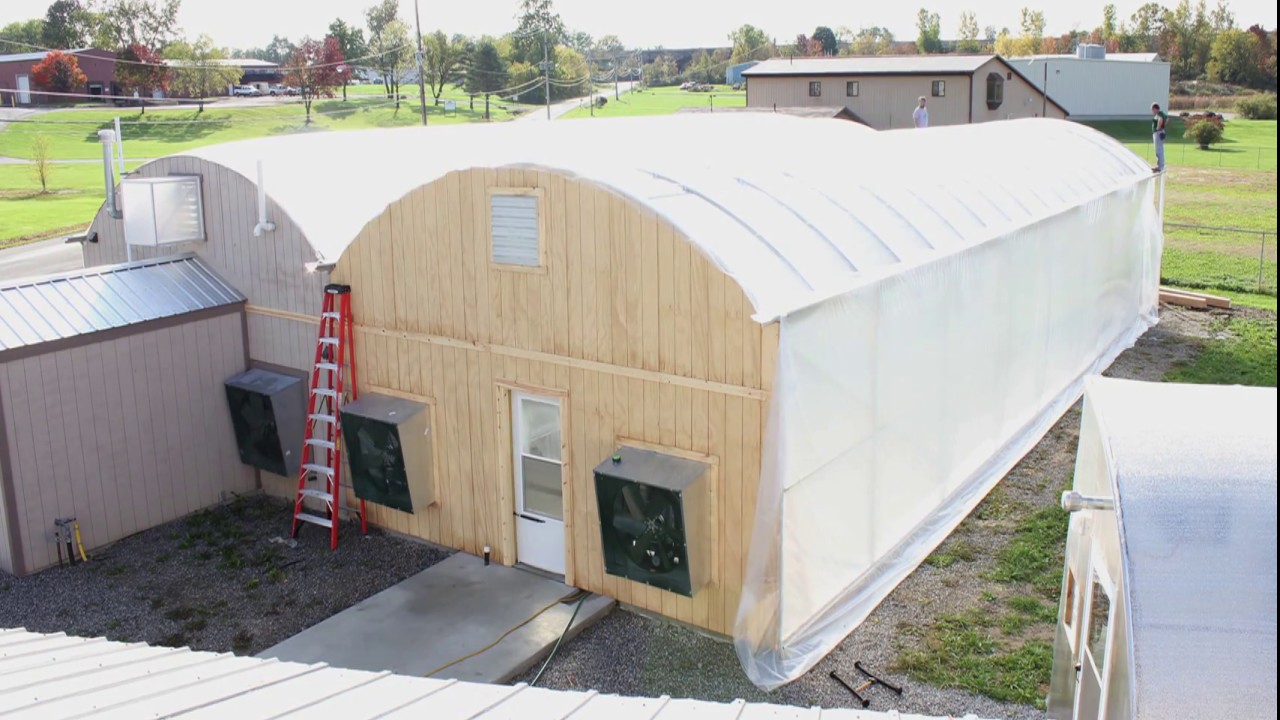 Covering a CropKing Greenhouse Time-Lapse