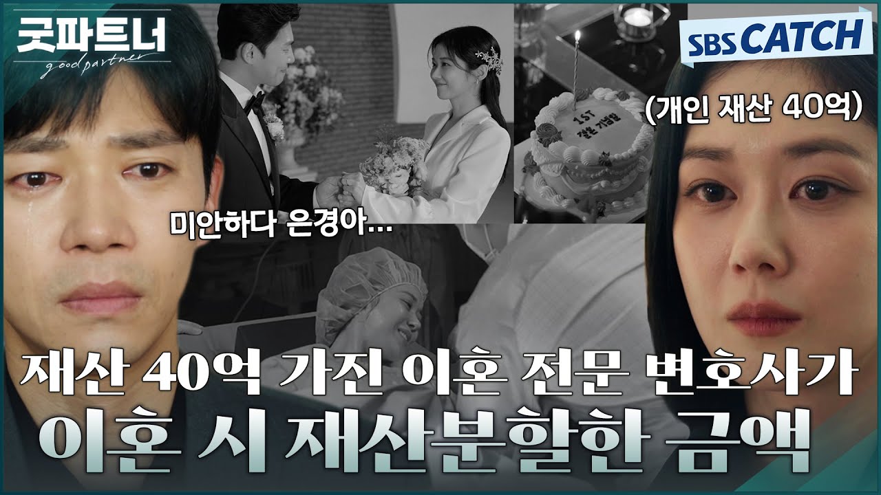 이혼 전문 변호사가 직접 겪은 이혼의 결말💔 재산분할 40억X양육권 포기까지 드디어 종지부를 찍었습니다! #굿파트너 #Goodpartner #SBSCatch