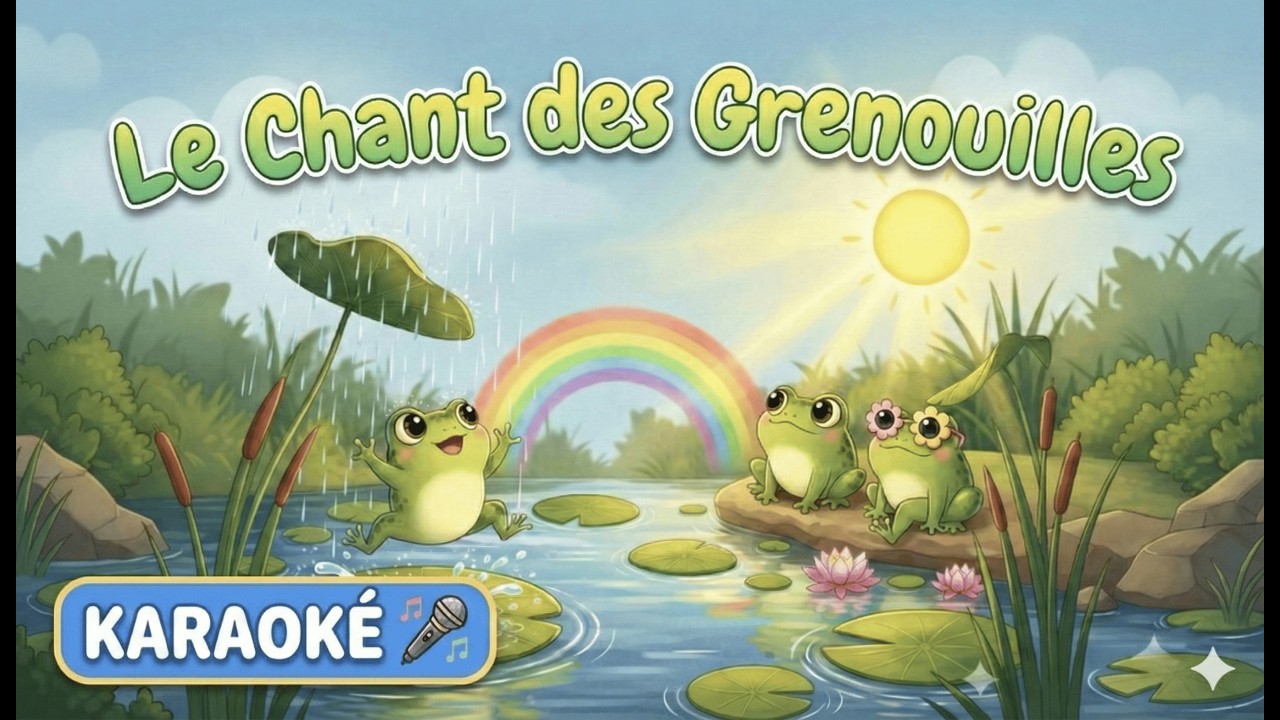 🎤 Le Chant des Grenouilles (Version KARAOKÉ) - Chante avec ton bébé ! 🐸 Comptine instrumentale