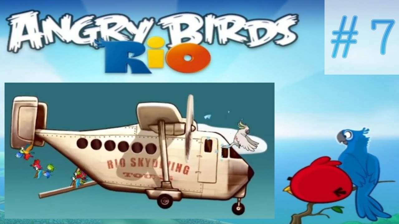 Özgürlüğe uçun | Angry Birds Rio  pc bölüm 7