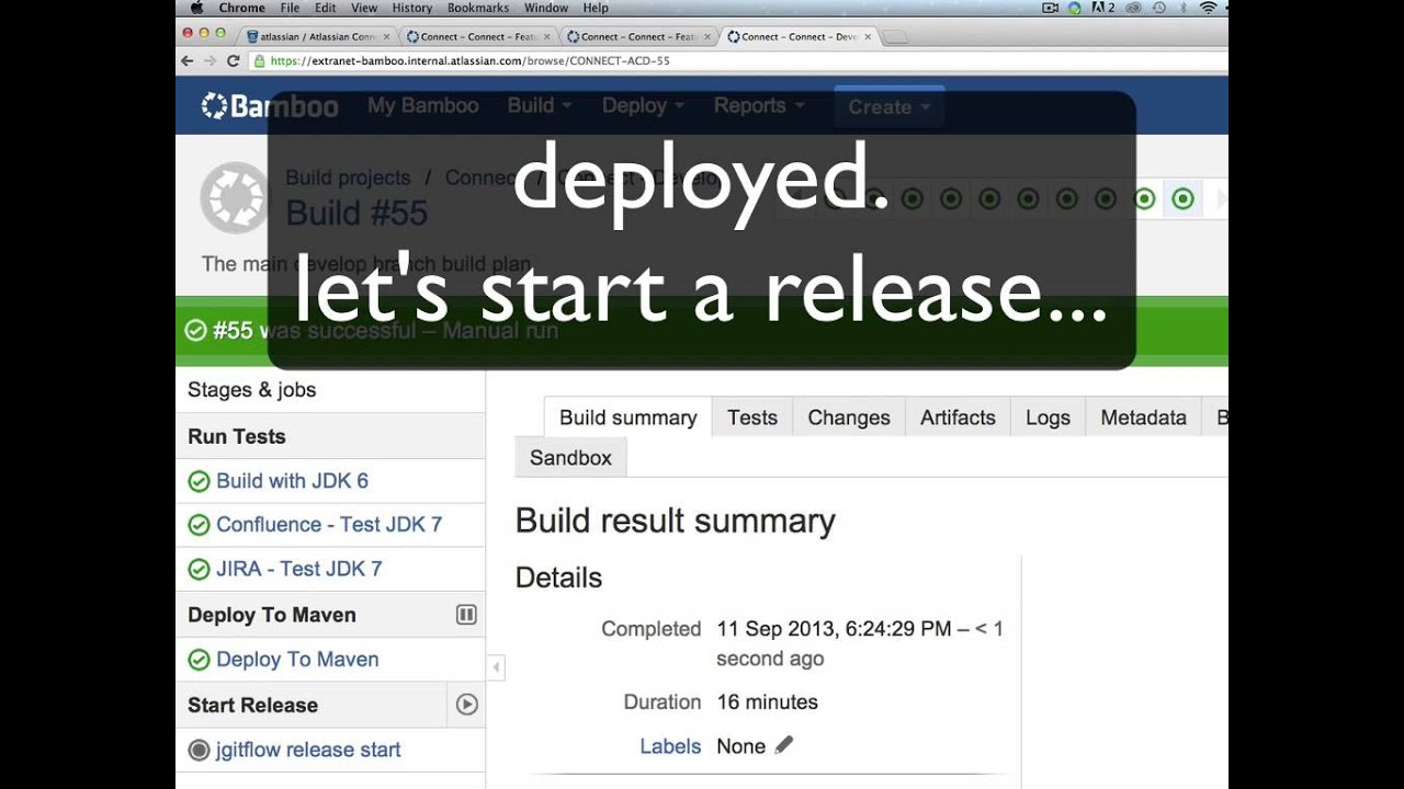 Atlassian Connect JGit Flow Release Process